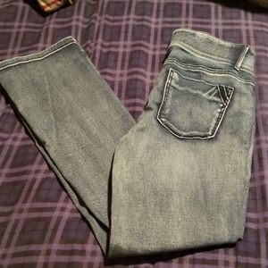 Apt 9 stretchy waistband faded jeans size 12